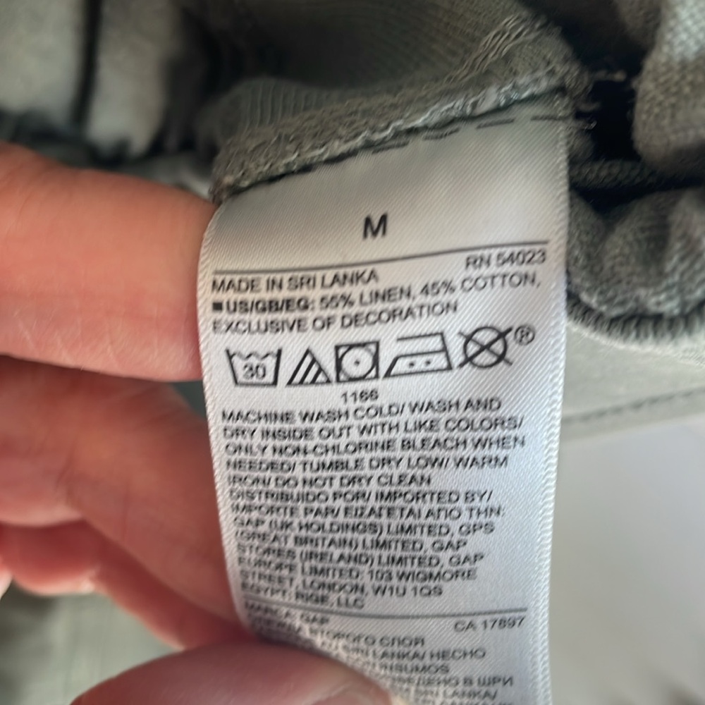 Gap for Good sage green khaki women’s jogger, size M.  NWOT.  New condition - Picture 7 of 9
